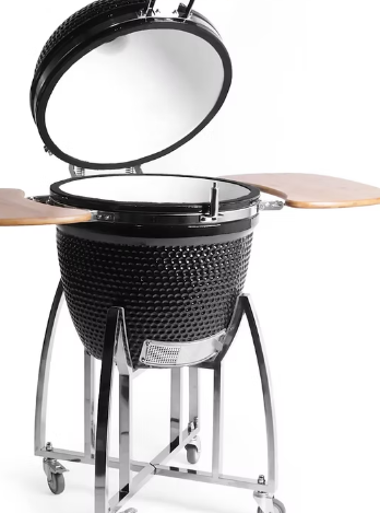 Authentic Kamado Cooking – Retains heat and moisture for tender, flavorful meals.