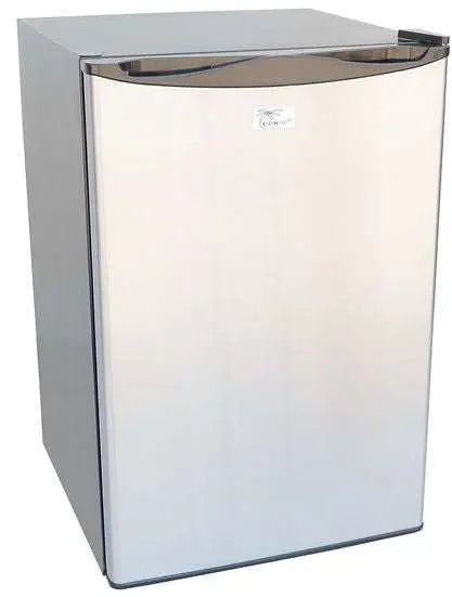 Kokomo Built-In Outdoor Kitchen Refrigerator with Temp Control Soda Rack and Lights. 