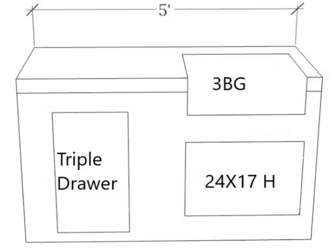 Diagram of Kokomo Grills 5&