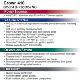 Broil King CROWN 410 - Professional Grade Performance Backyard Brillance
