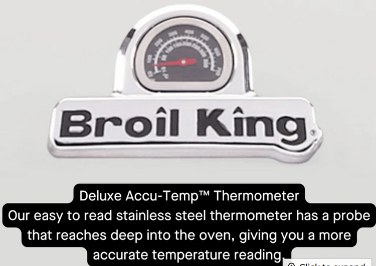 Broil King BARON S 490 PRO IR stainless steel grill with Deluxe Accu-Temp thermometer, 40,000 BTU, 460 sq. in. cooking surface, infrared sear, and rotisserie, professional performance