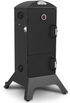 Broil King charcoal cabinet smoker with four adjustable cooking grids and Sure-Lite electronic ignition system, includes free cover with purchase